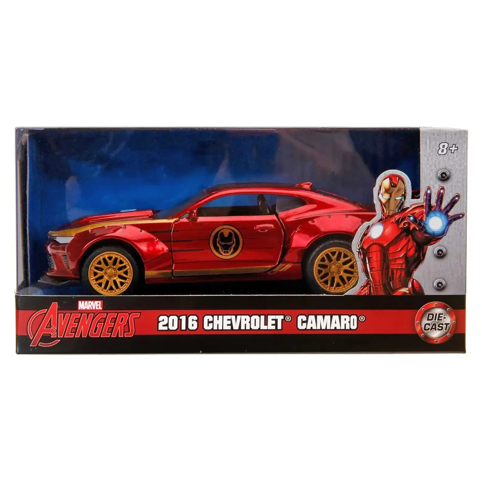 Marvel Avengers Iron Man 2016 Chevrolet Camaro Die-Cast Car 1:32