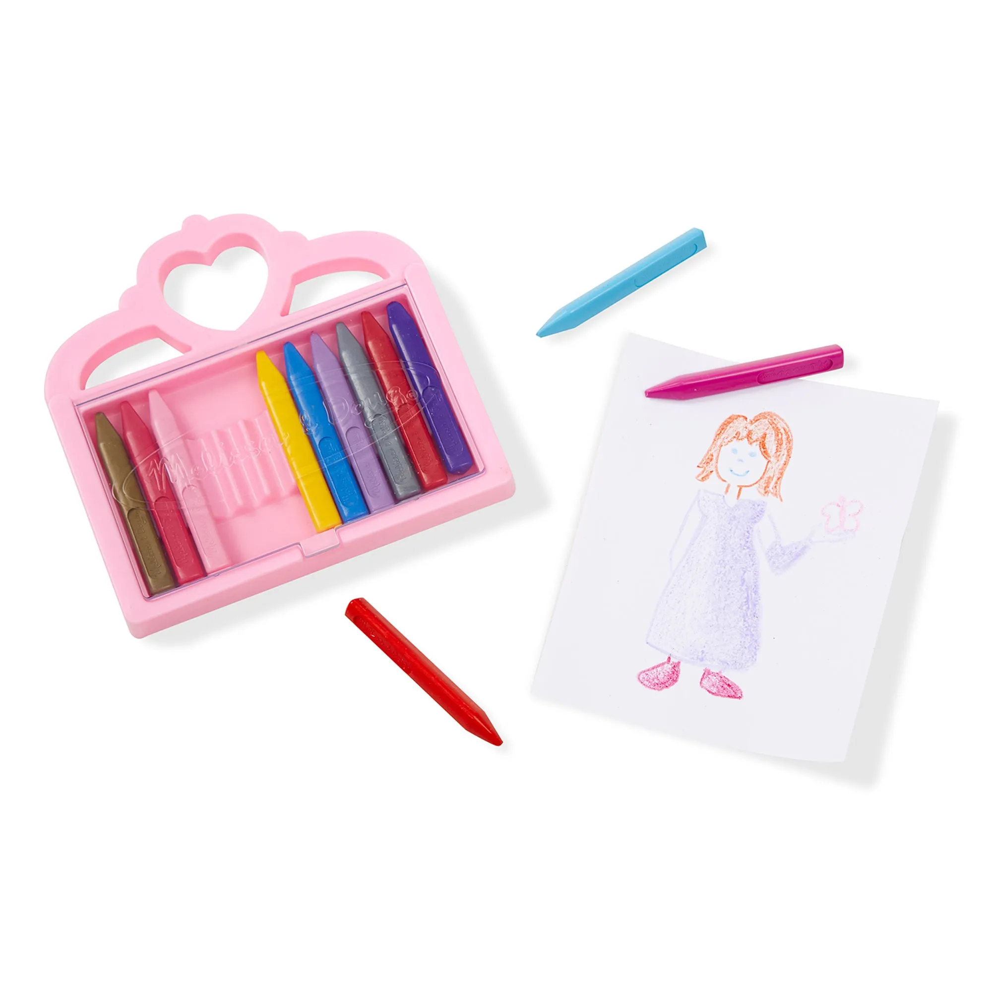 Melissa & Doug Princess Crayon Set