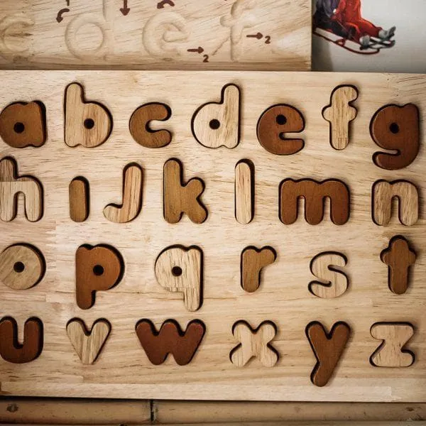 Natural Lower Case Letter Puzzle