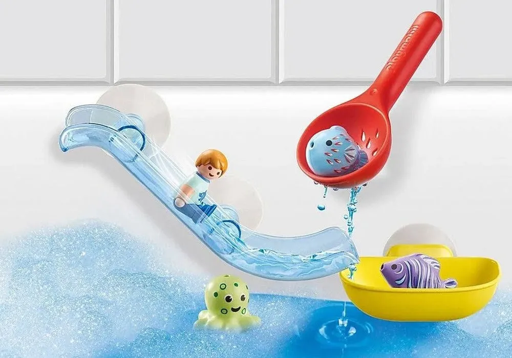 Playmobil 1.2.3 AQUA - Water Slide with Sea Animal