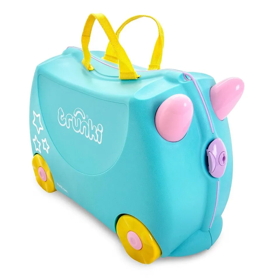 Police Car Piercy: The Ultimate Ride-On Suitcase for Kids