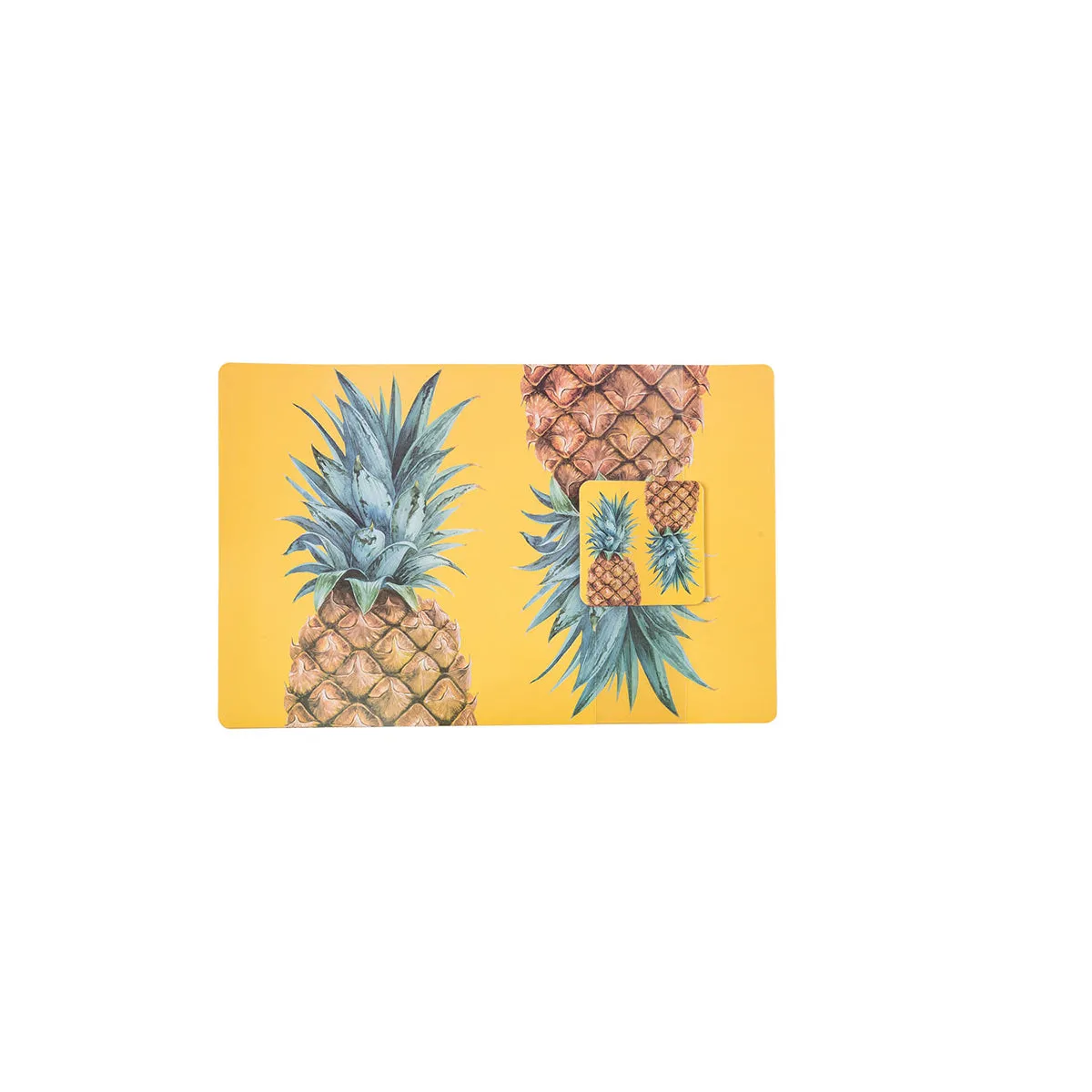 Pretty Pineapples Placemat & Coaster Set