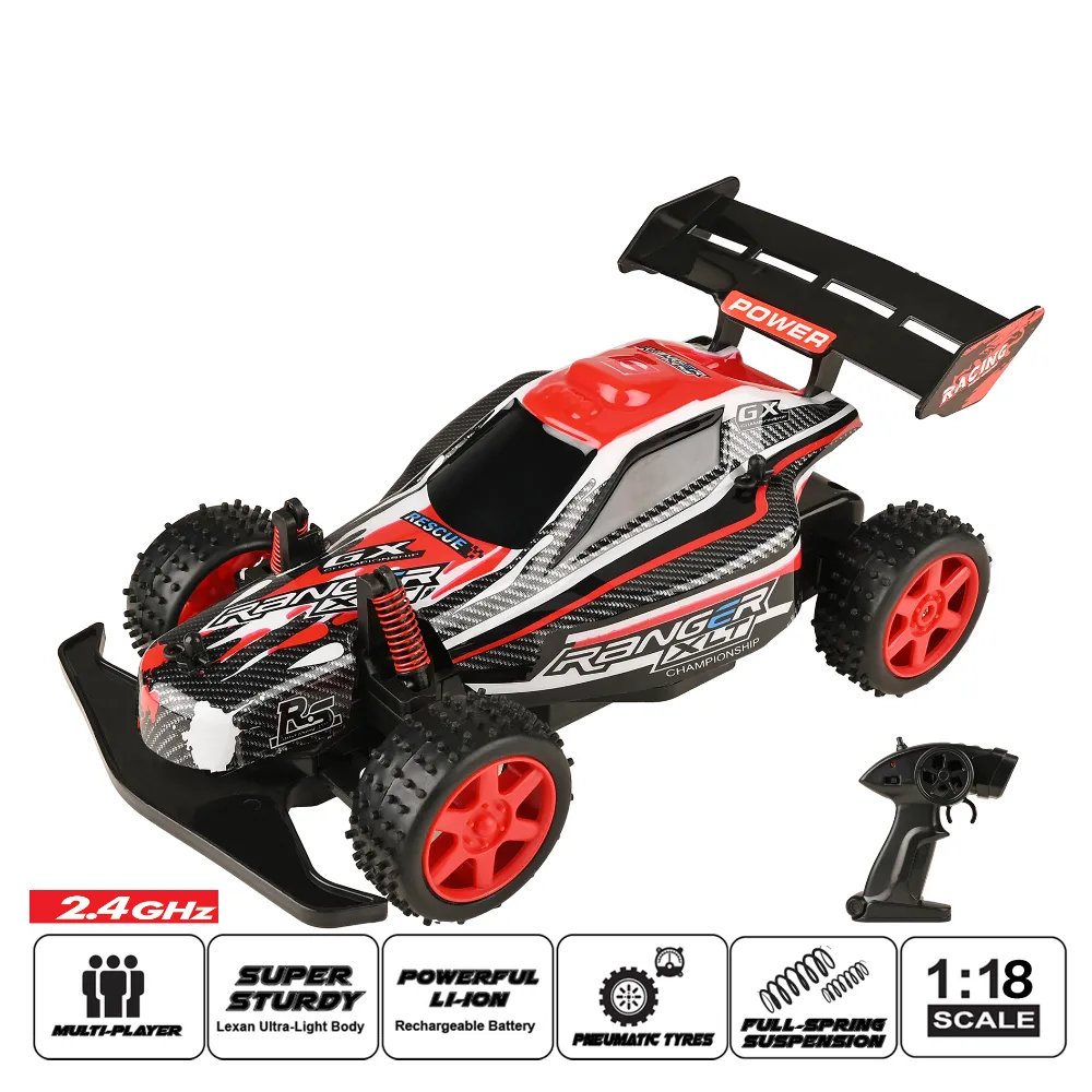 Ranger Alien Racing Car (1:18) Red For Children