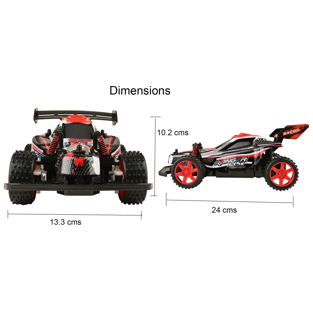 Ranger Alien Racing Car (1:18) Red For Children