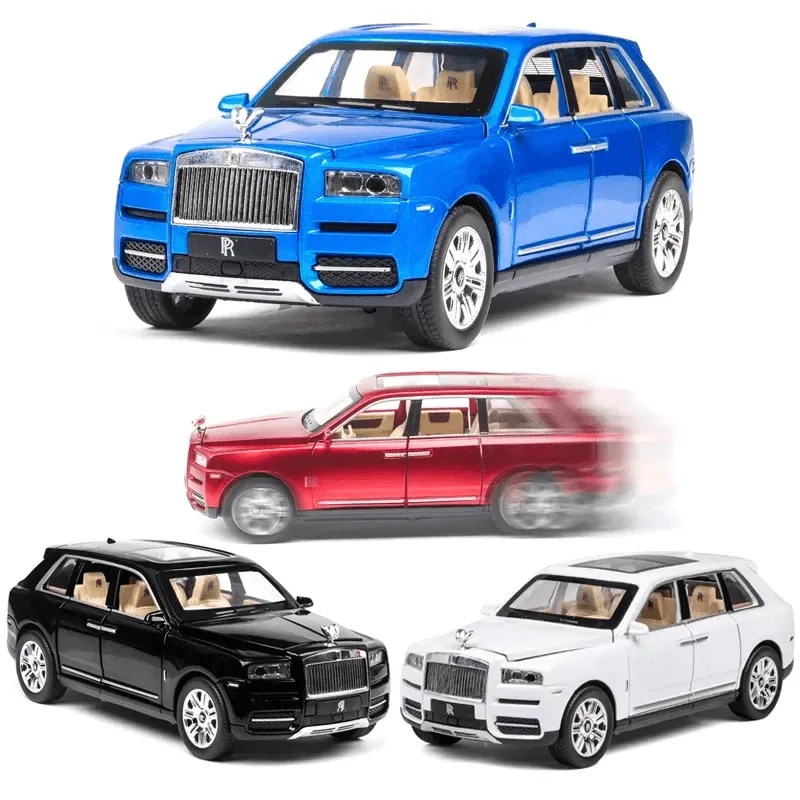 Resembling Big Diecast Metal Car Cullinan 1:24 Die Cast Scale Model Alloy