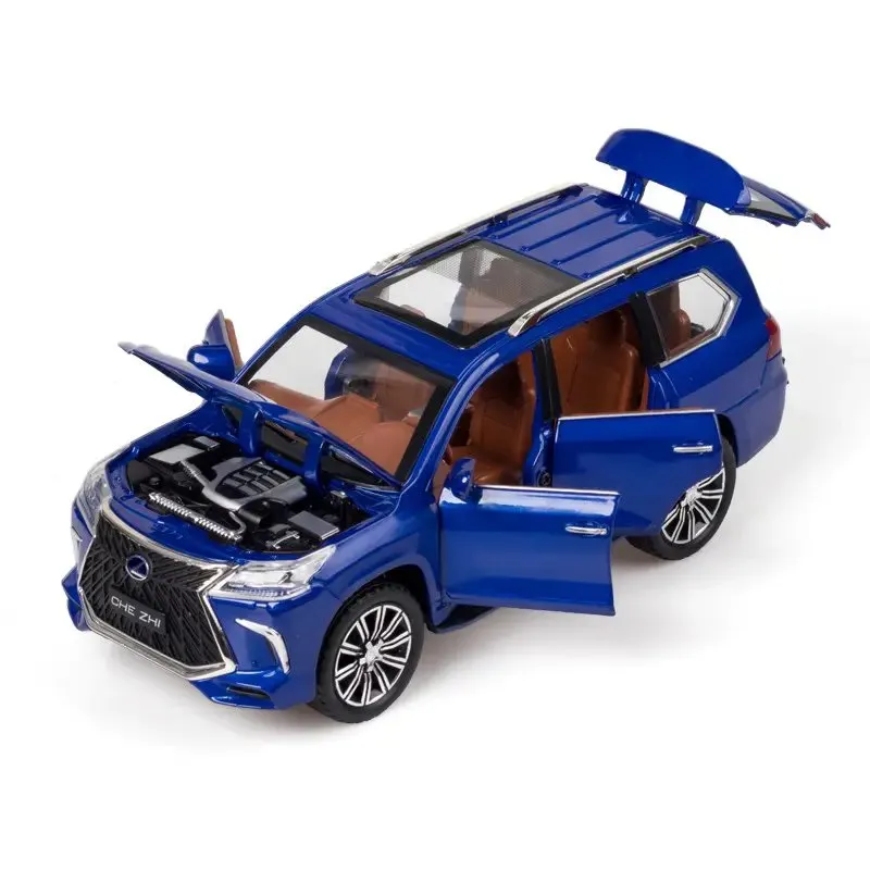 Resembling Big Size 1:24 LX570 Metal Diecast Car