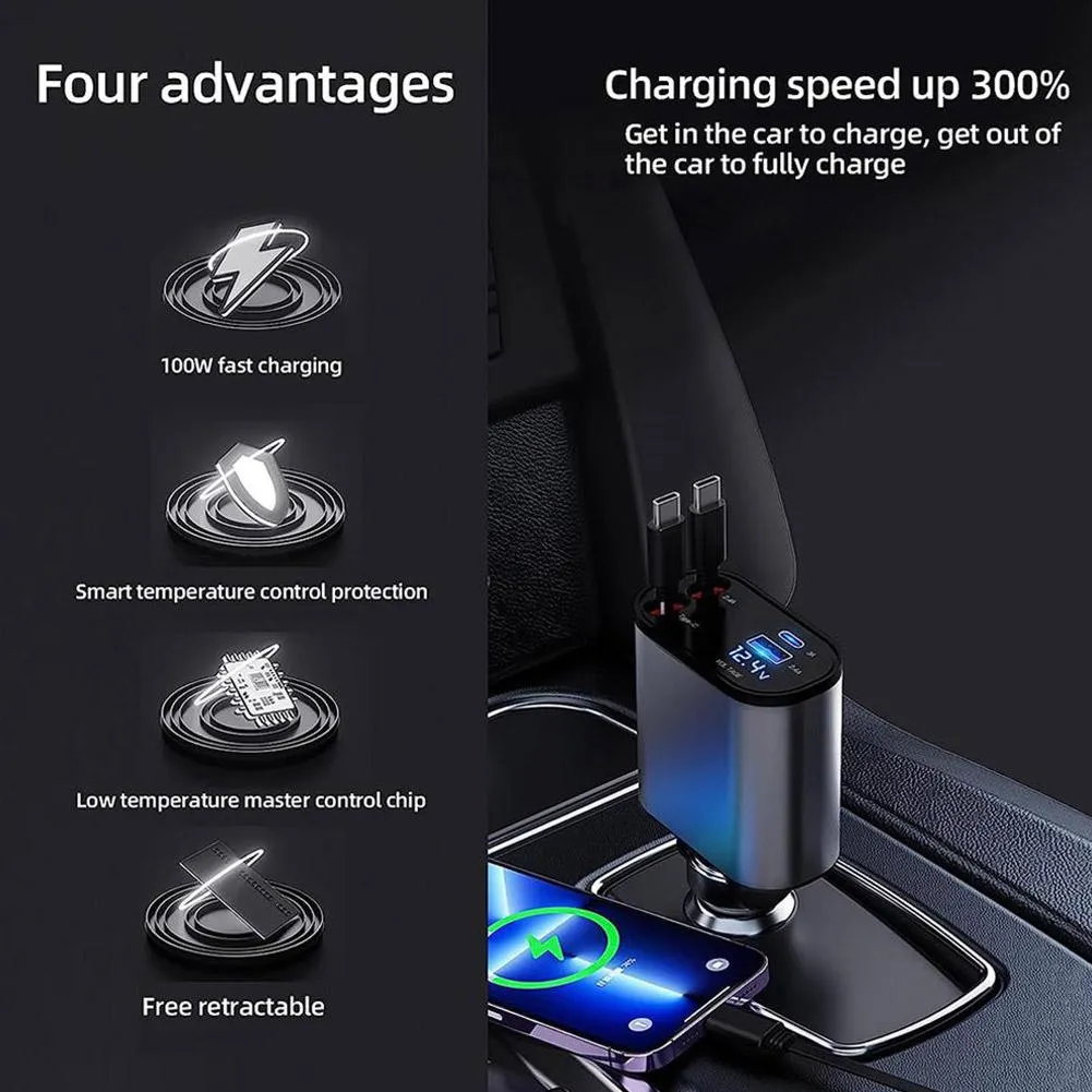 Retractable Car Fast Charger