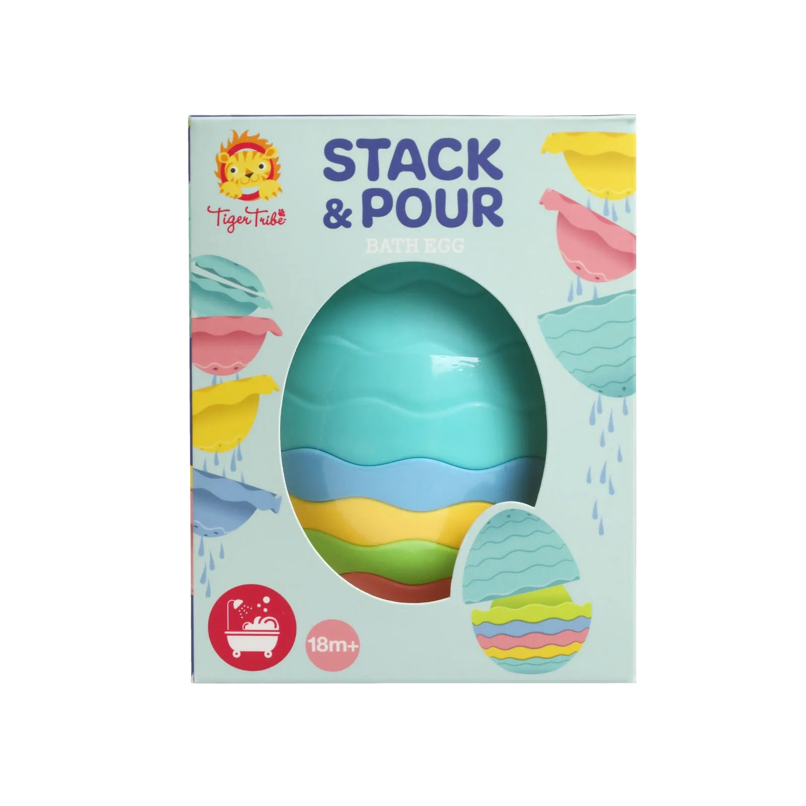 Stack & Pour Play - Bath Egg