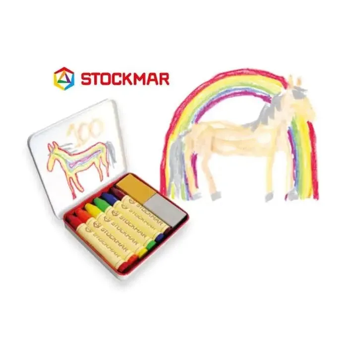 Stockmar Rainbow Edition Beeswax Crayons - 8 Colours