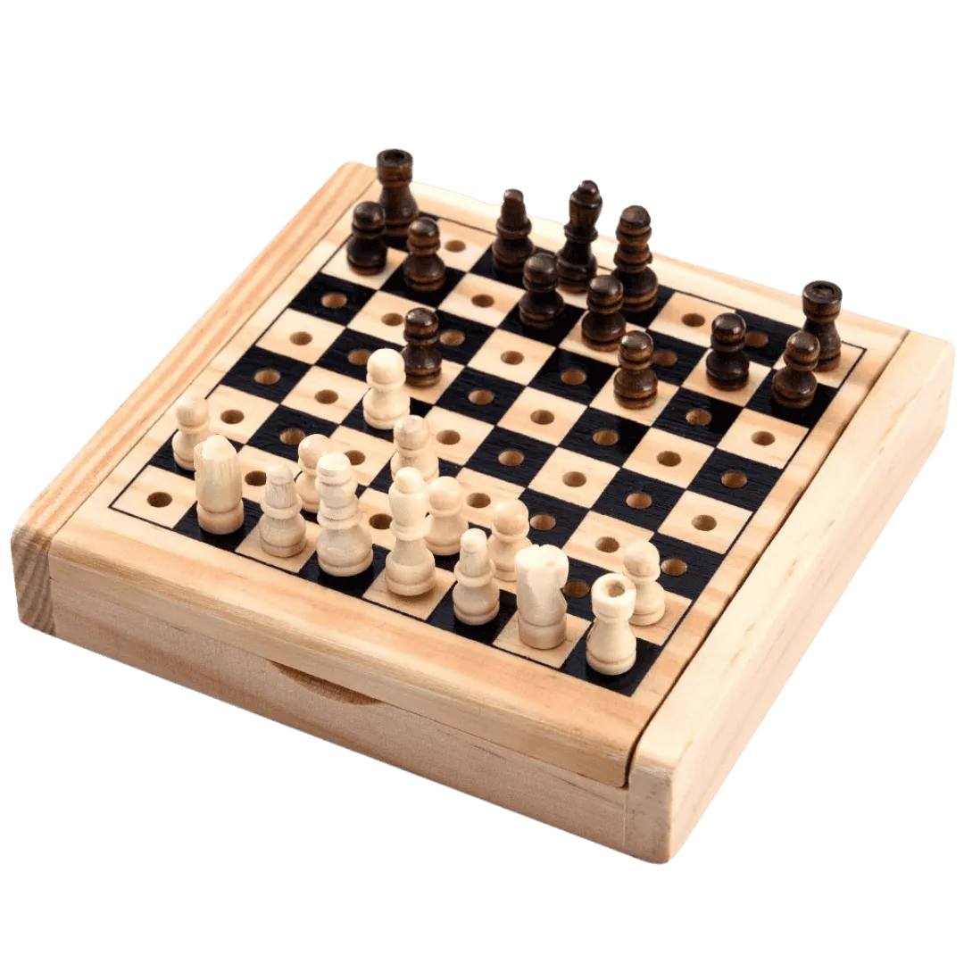 Travel Chess Set - Travel Chess Board and Pieces