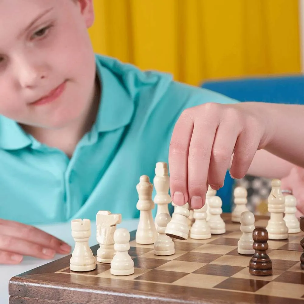 Wooden Chess Set - Travel Chess Set