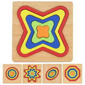 Wooden Mini Square Puzzle